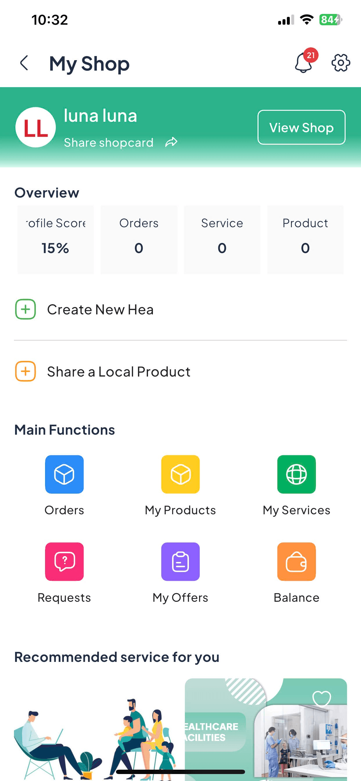 MultiMe AI app op smartphone